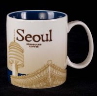 Starbucks Seoul 16oz Coffee Mug 2011